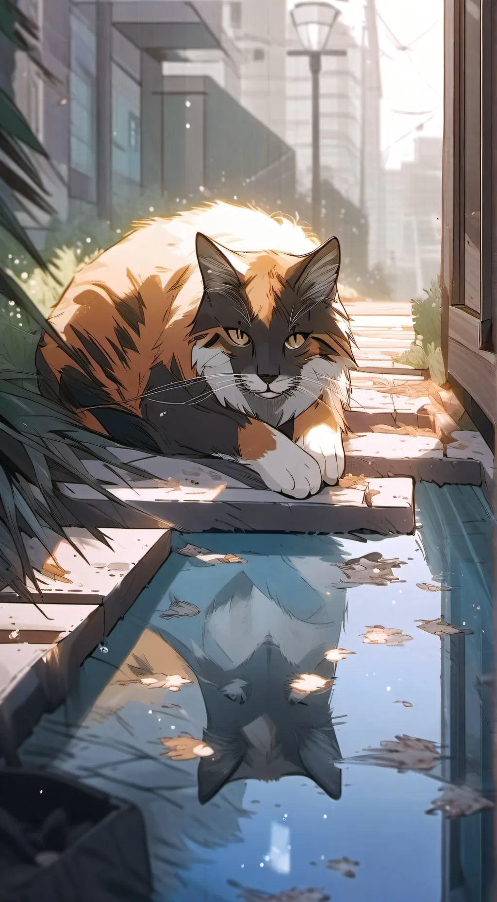 ai character: winter is coming background