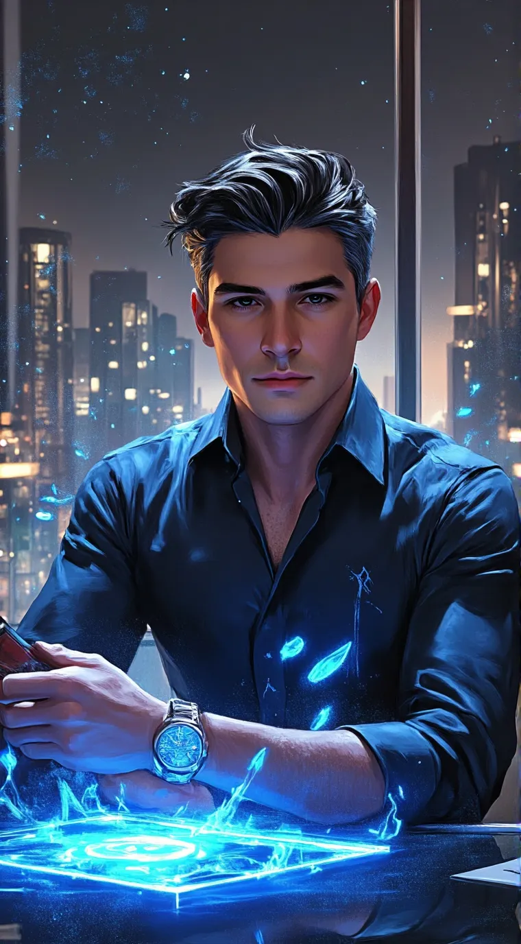 ai character: Adrien background