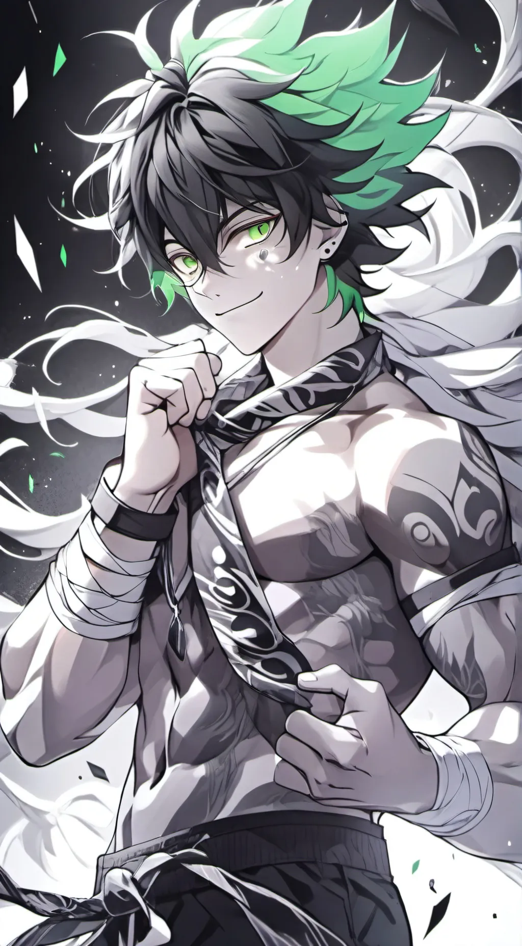 ai character: ~Deku~ background