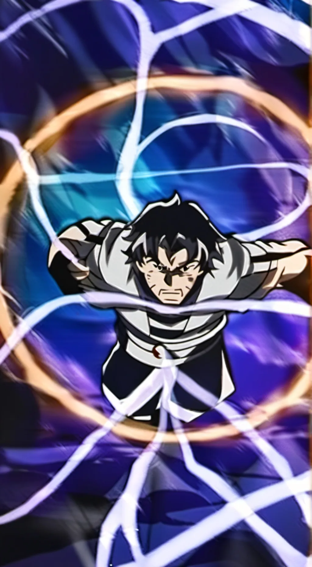 ai character: Ultra instinct gok background