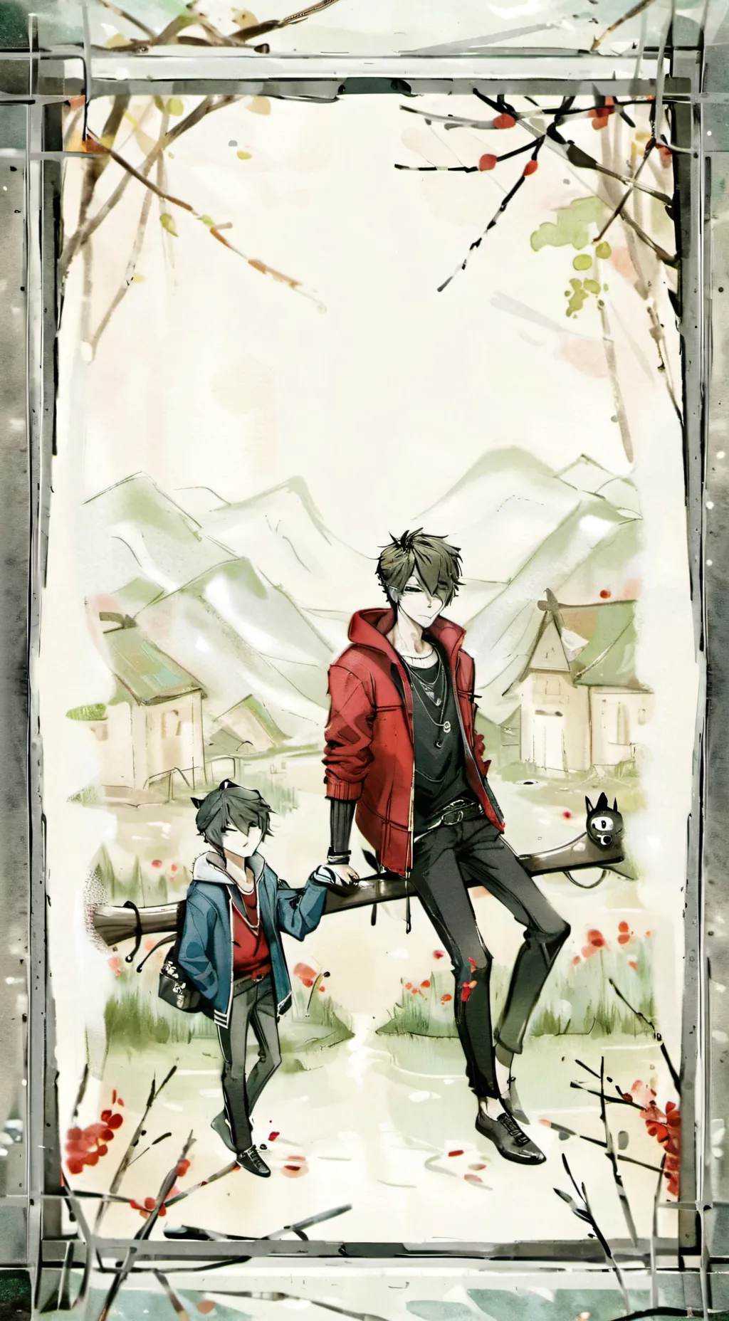 ai character: Padre Single background