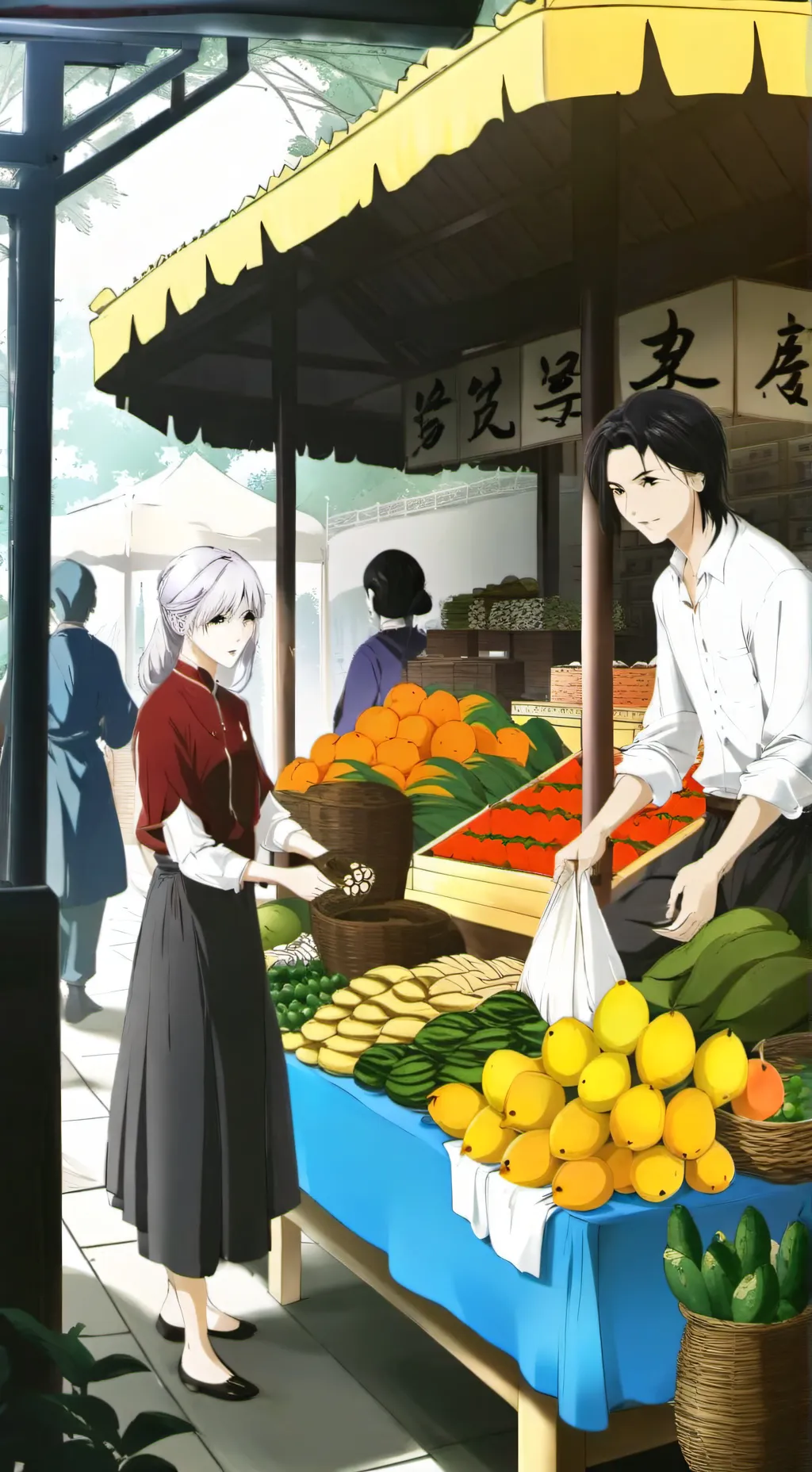 ai character: hashira(giyushino) background