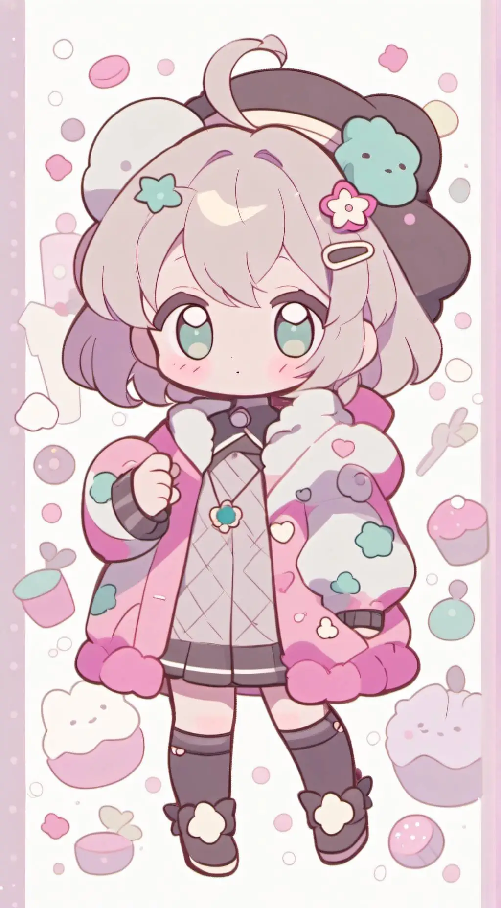 ai character: Ari and Aria background