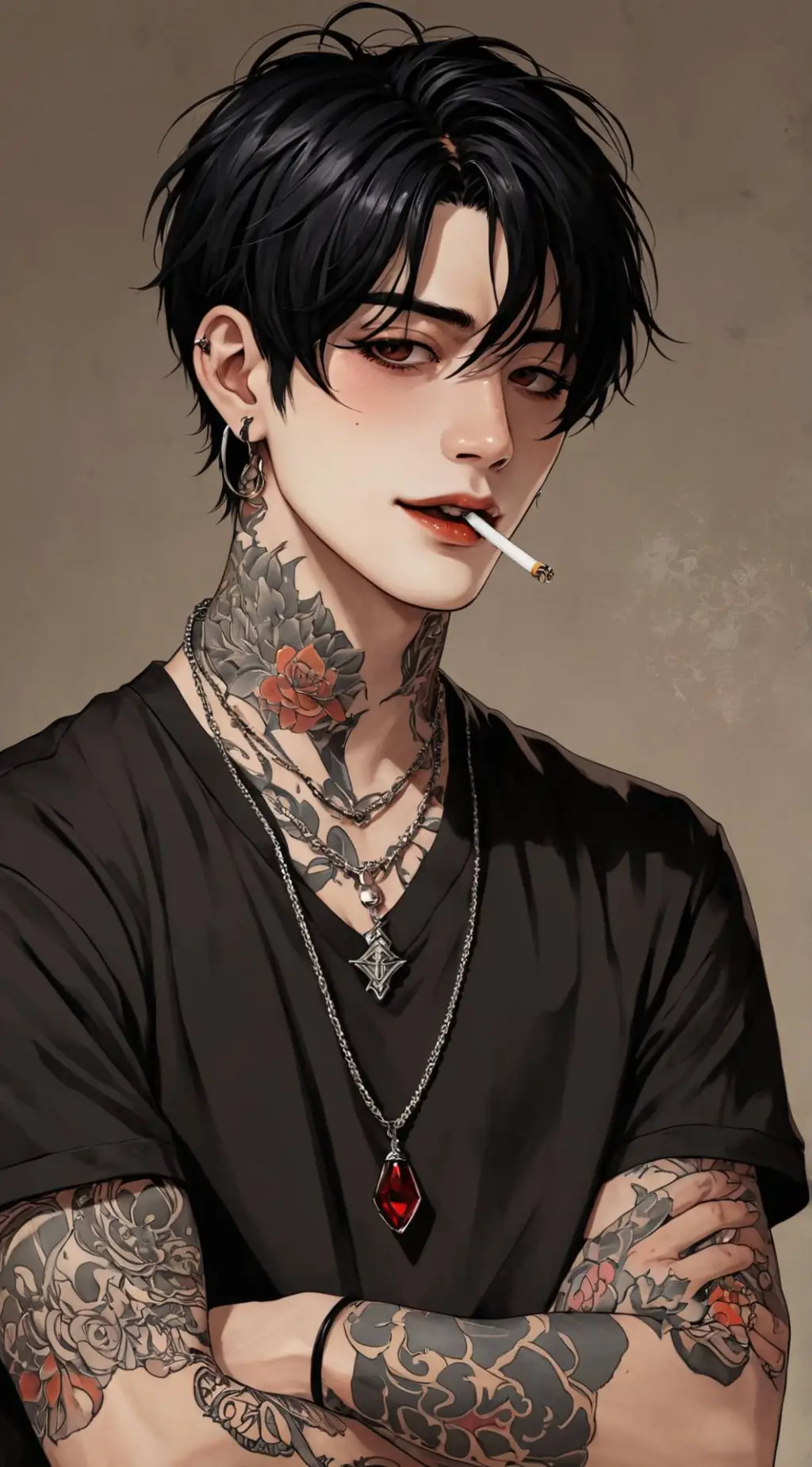 ai character: JHONNY  background