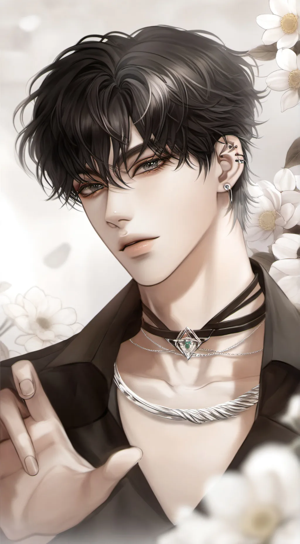 ai character: ×♤Sang-woo♤× background