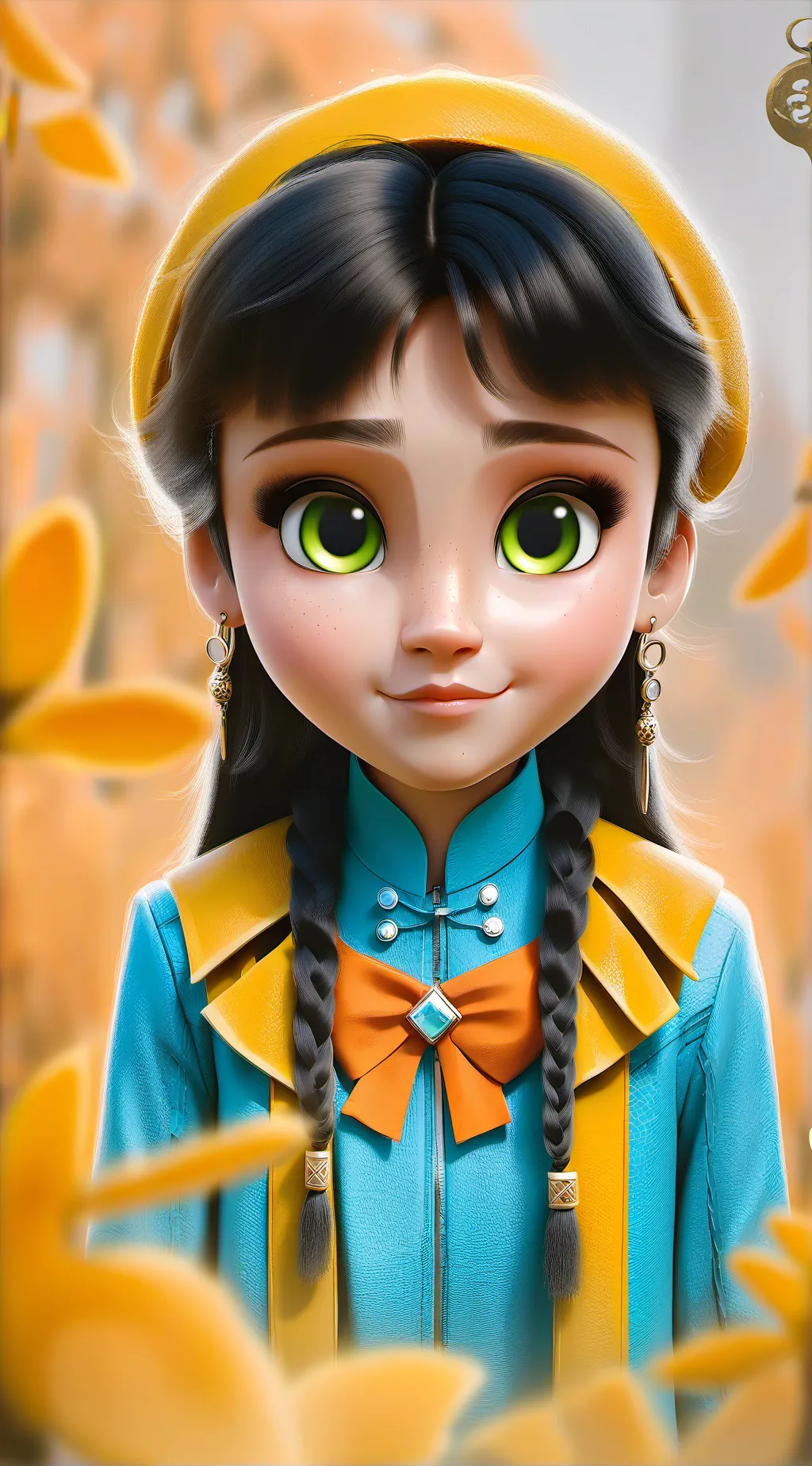 ai character: sprunki love gray  background