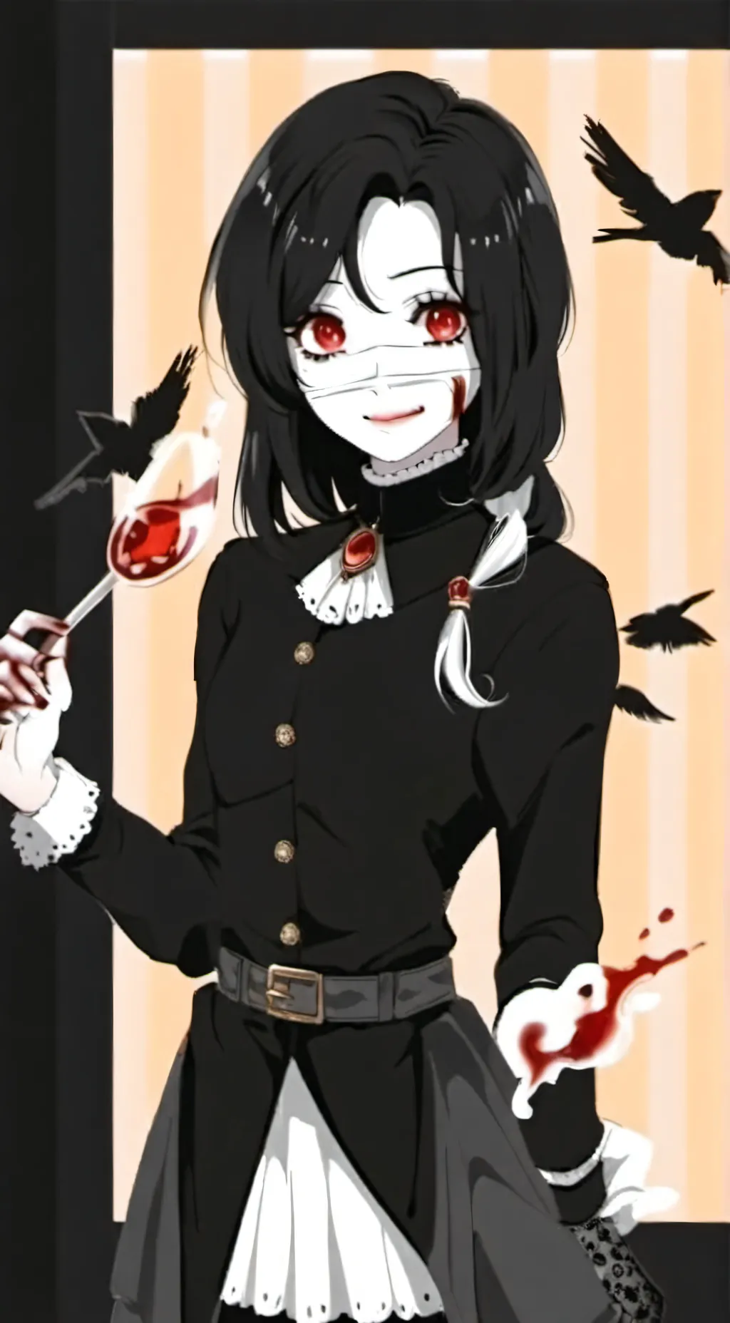 ai character: Creepypasta  background