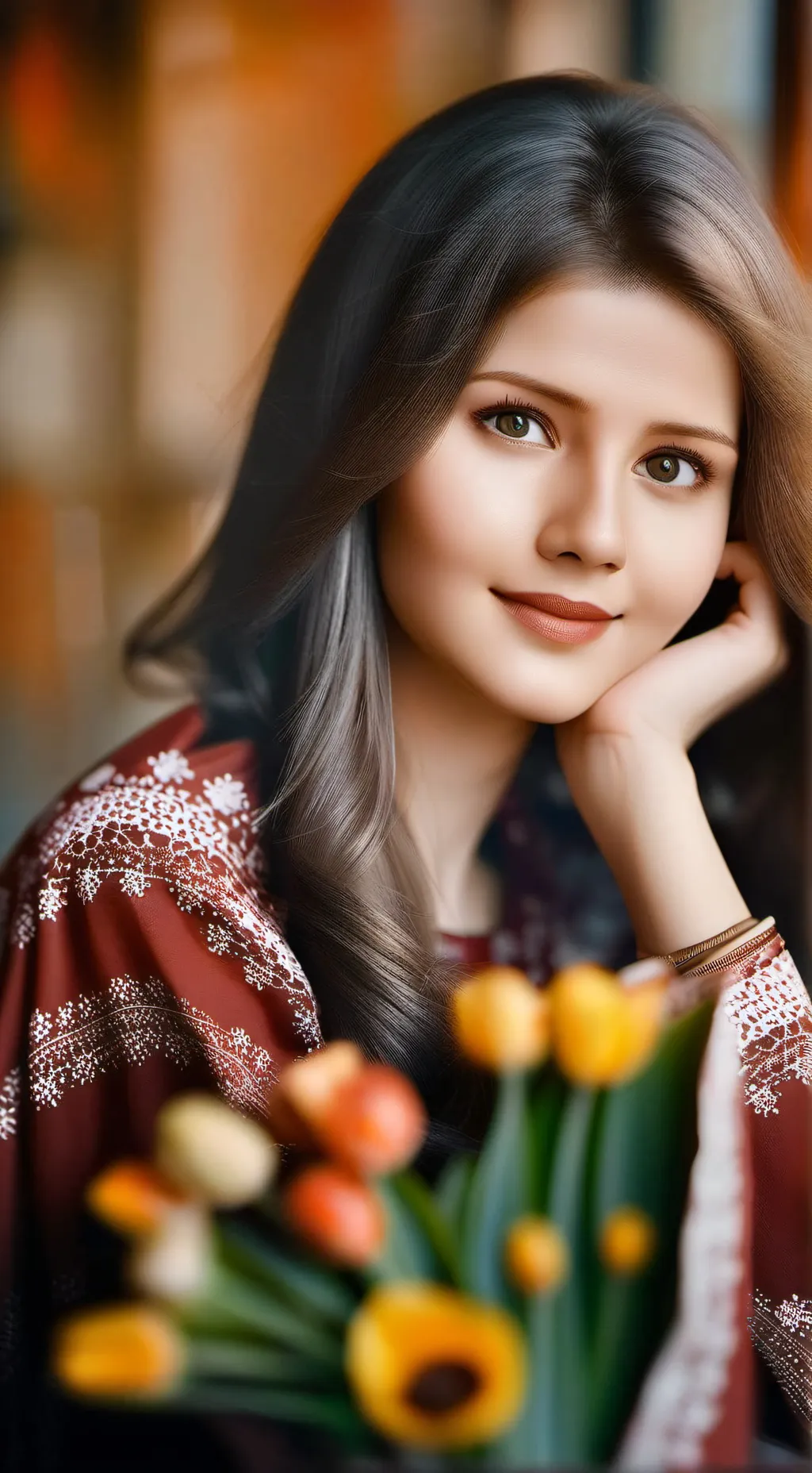 ai character: настя background