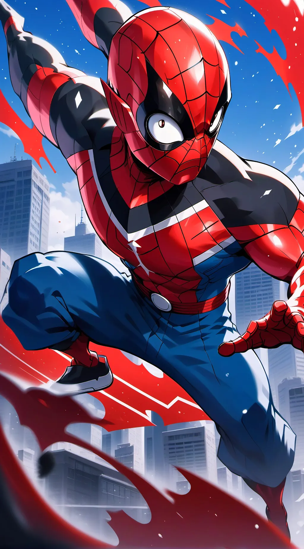 ai character: smiling critters  background