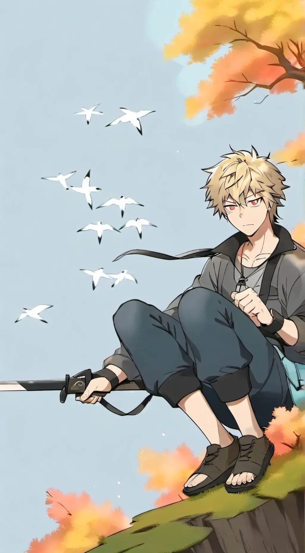 ai character: MHA BAKUDEKU  background