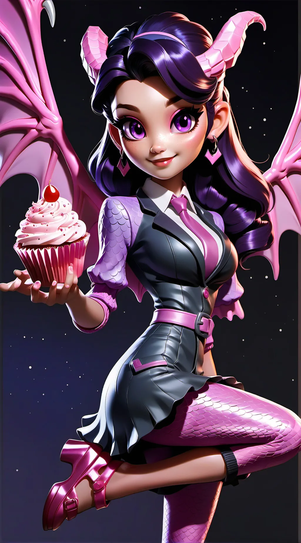 ai character: Miss serah fpe  background