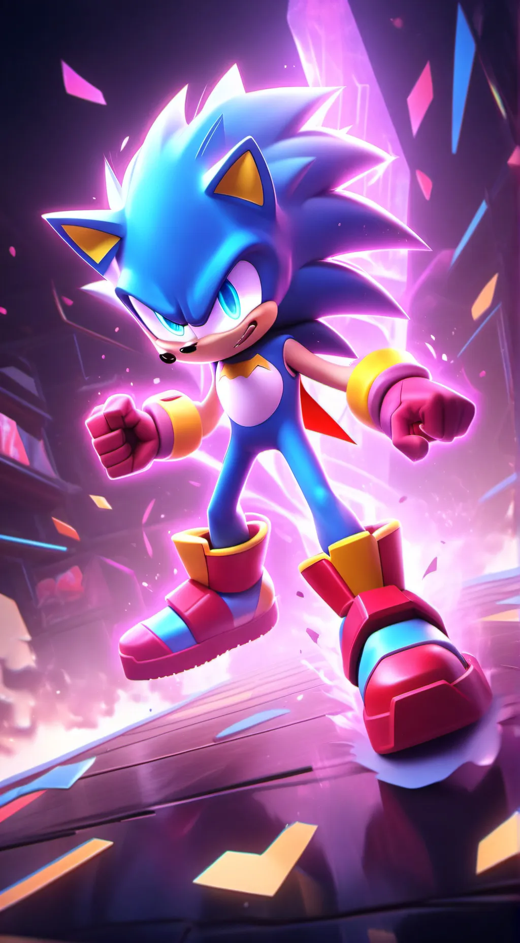 ai character: sonic 3 background