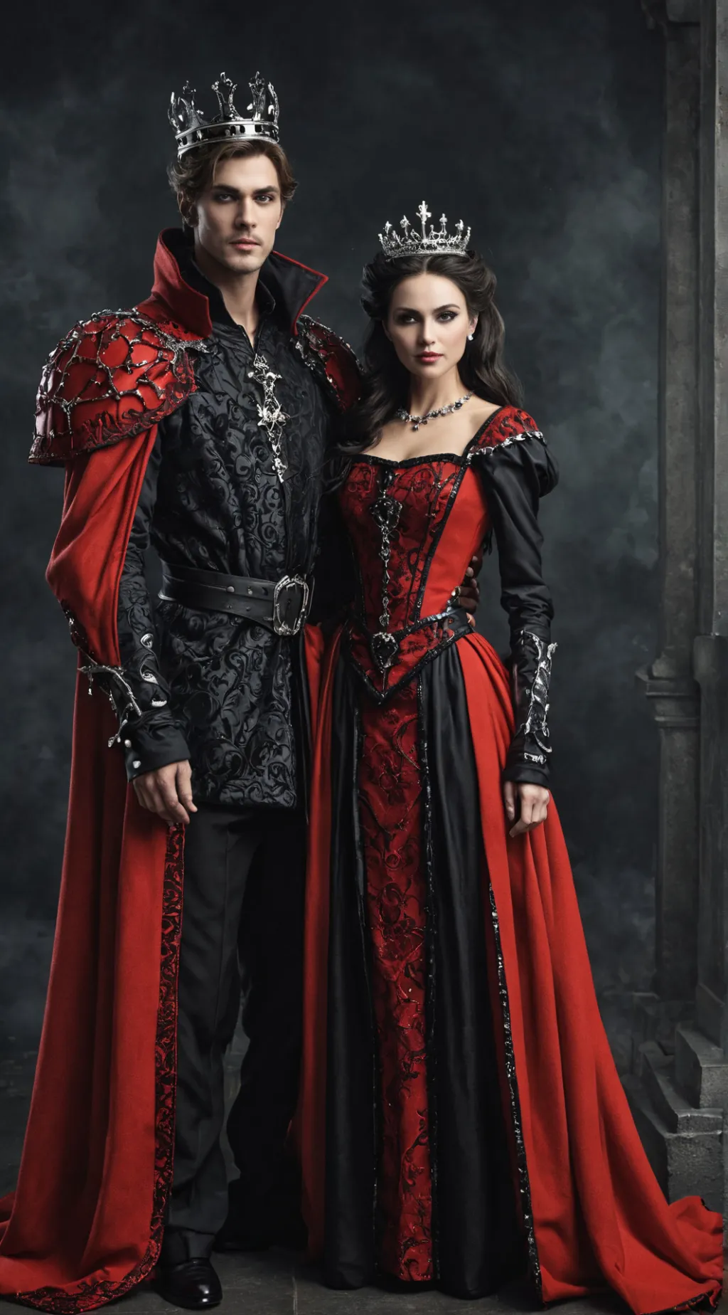 ai character: Evil king & queen background