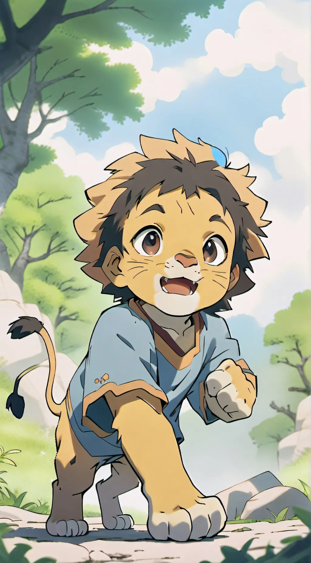 ai character: Simba background