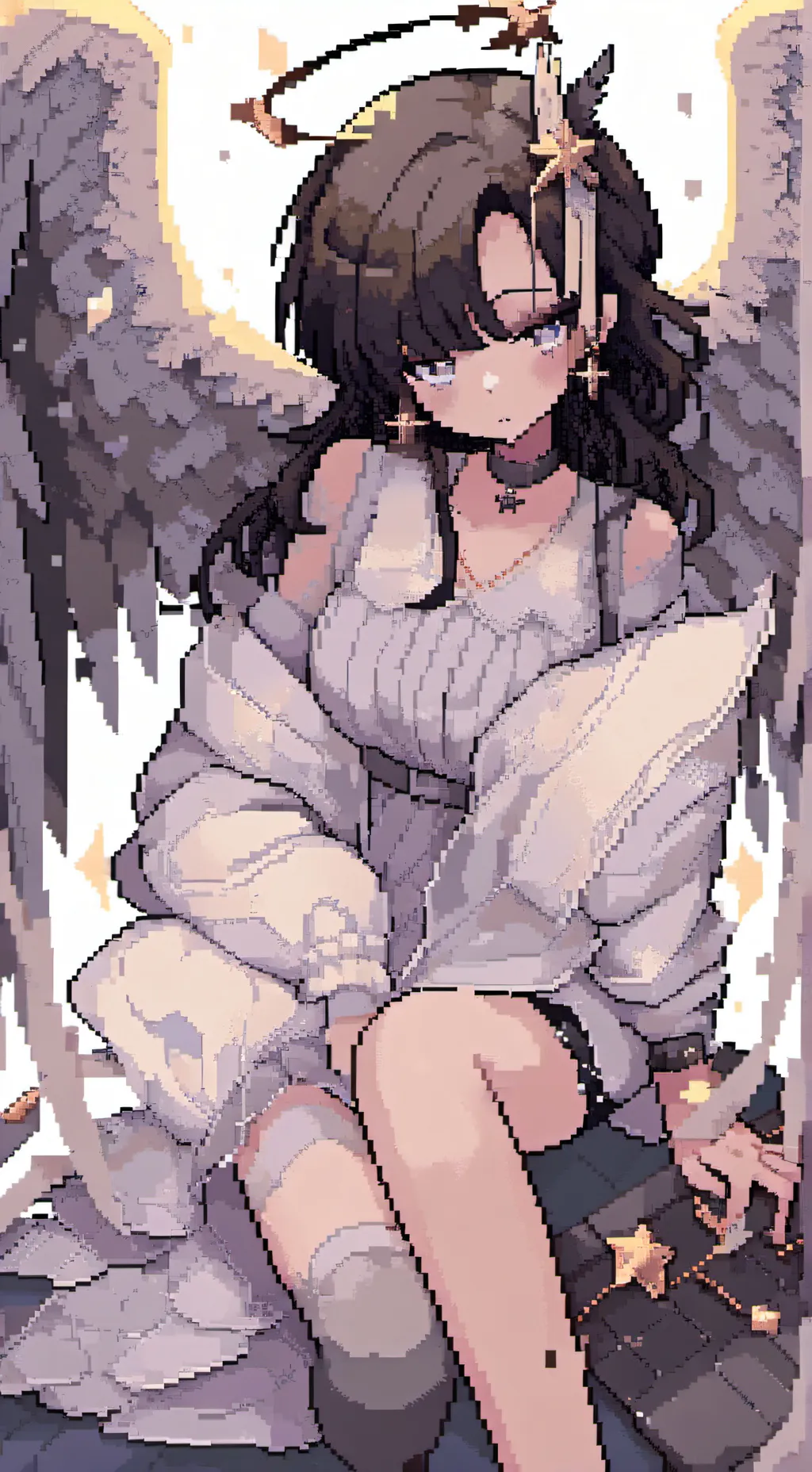 ai character: fallen angel background