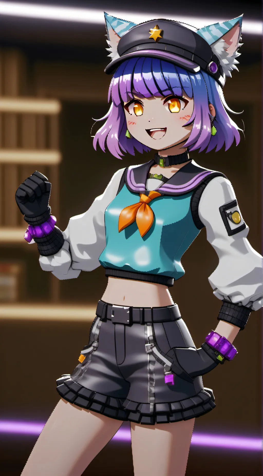 ai character: DJ Lado background