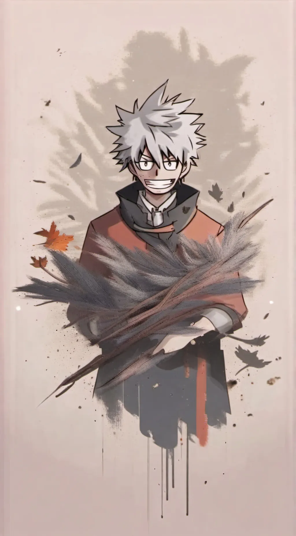 ai character: bakugo  background