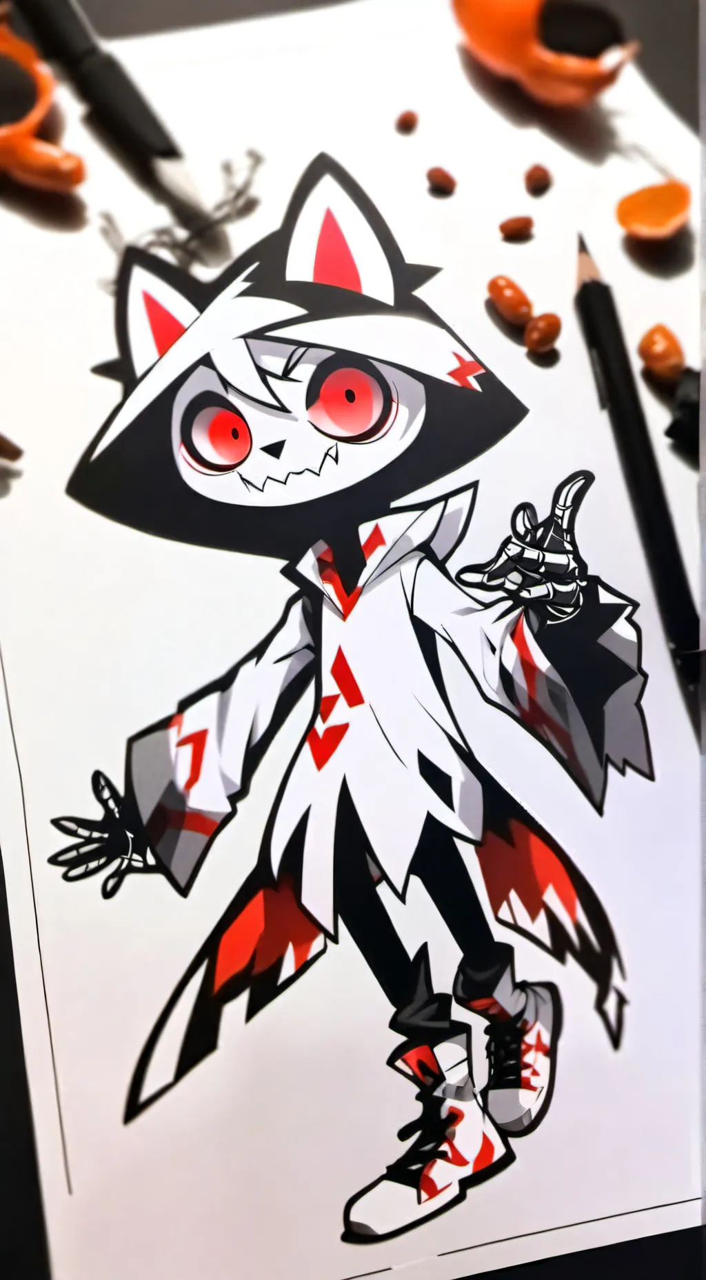 ai character: SMILE background