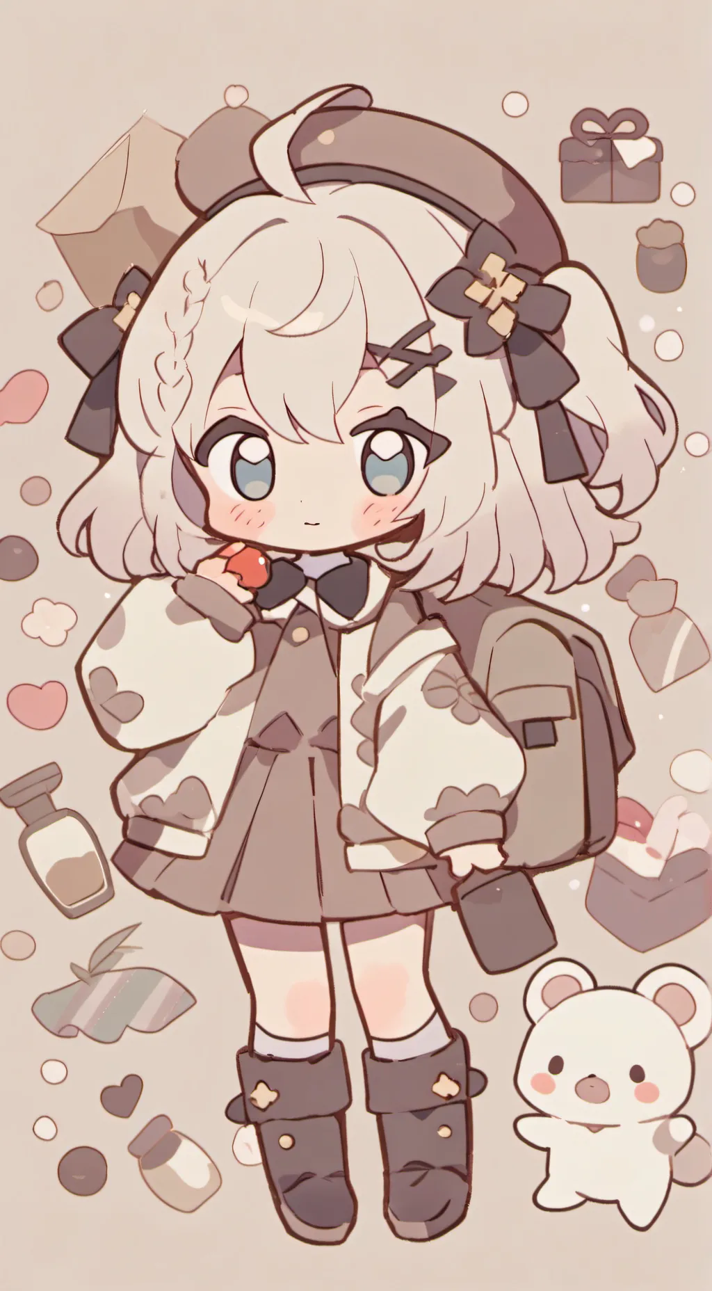 ai character: Hh meet a princess background