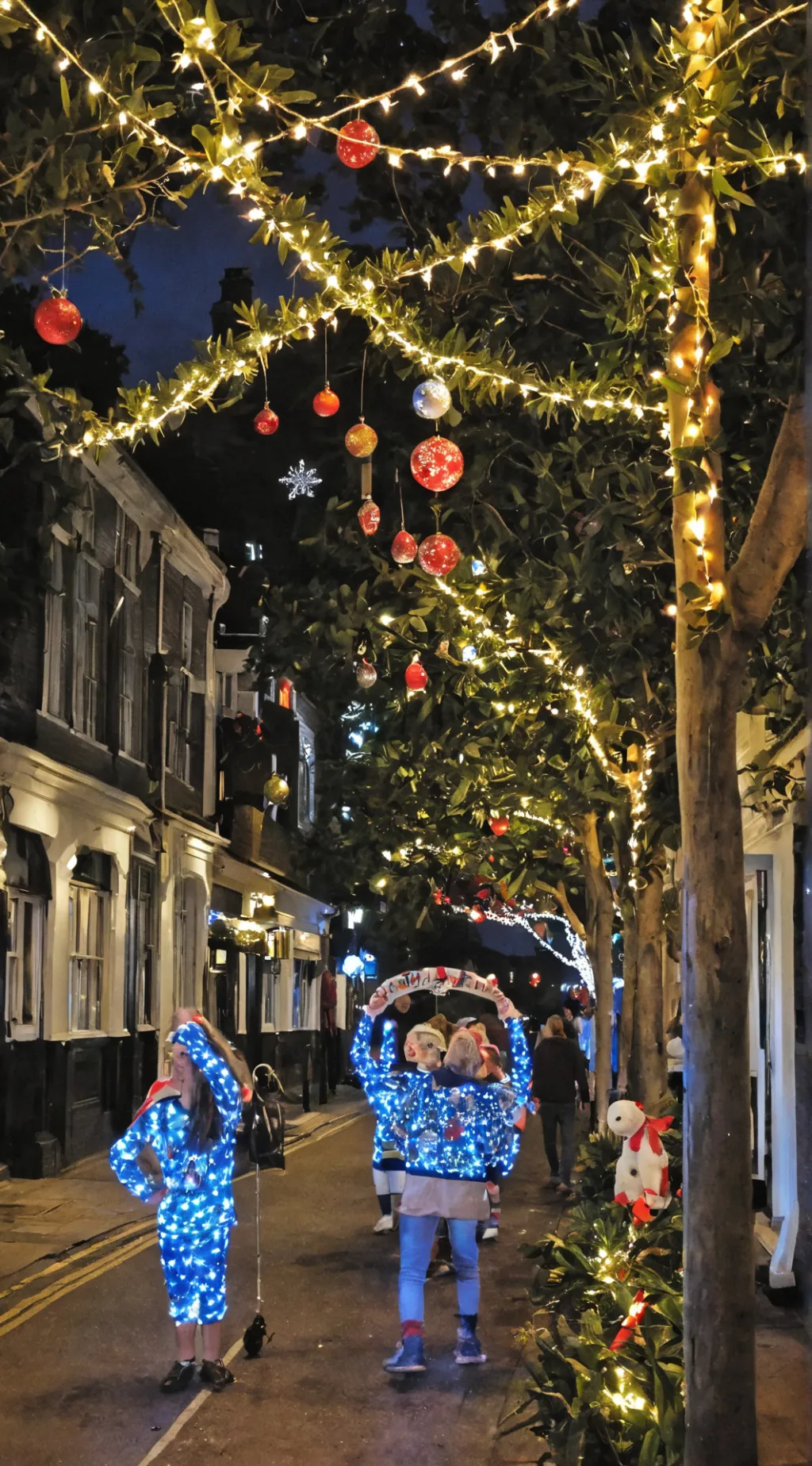 ai character: That Christmas  background