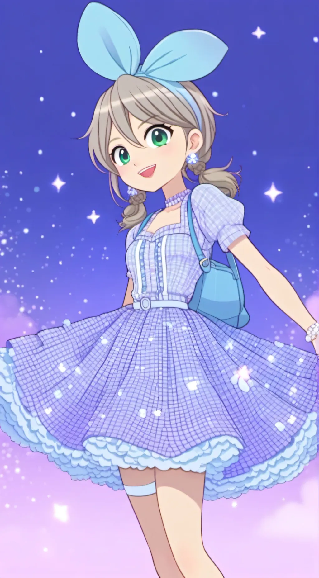 ai character: Aurora  background