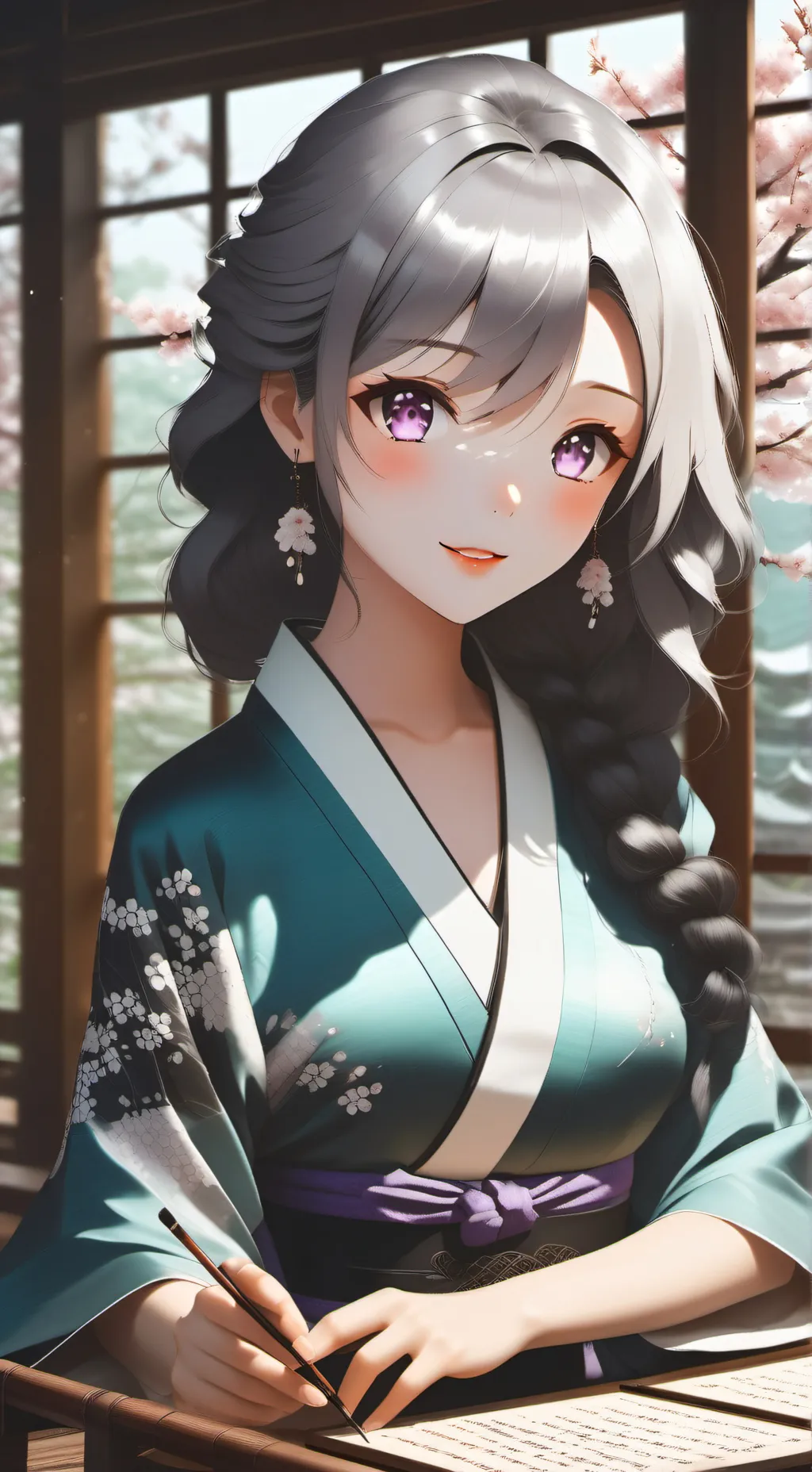 ai character: Himari background