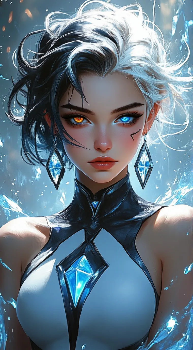 ai character: Luna Snow background