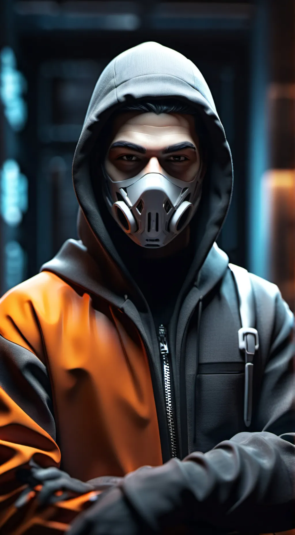 ai character: hacker🗿 background