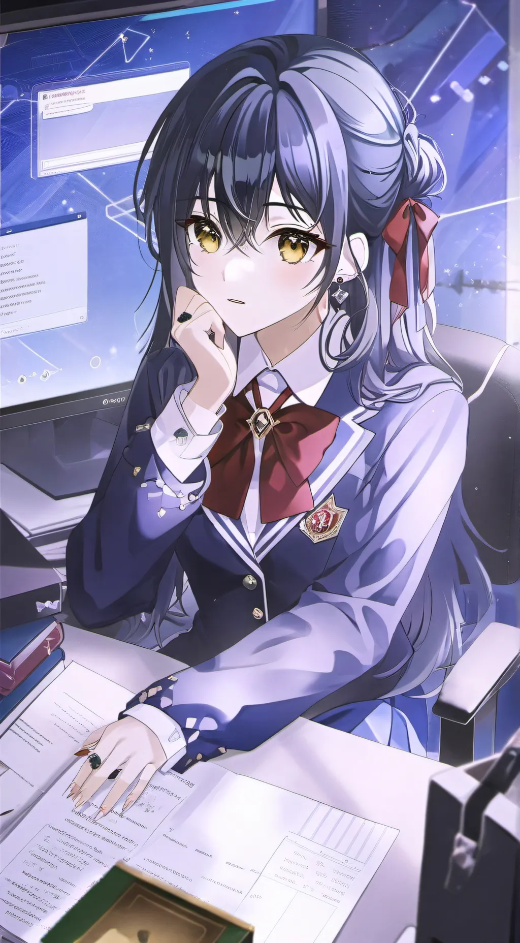 ai character: Saffire  background