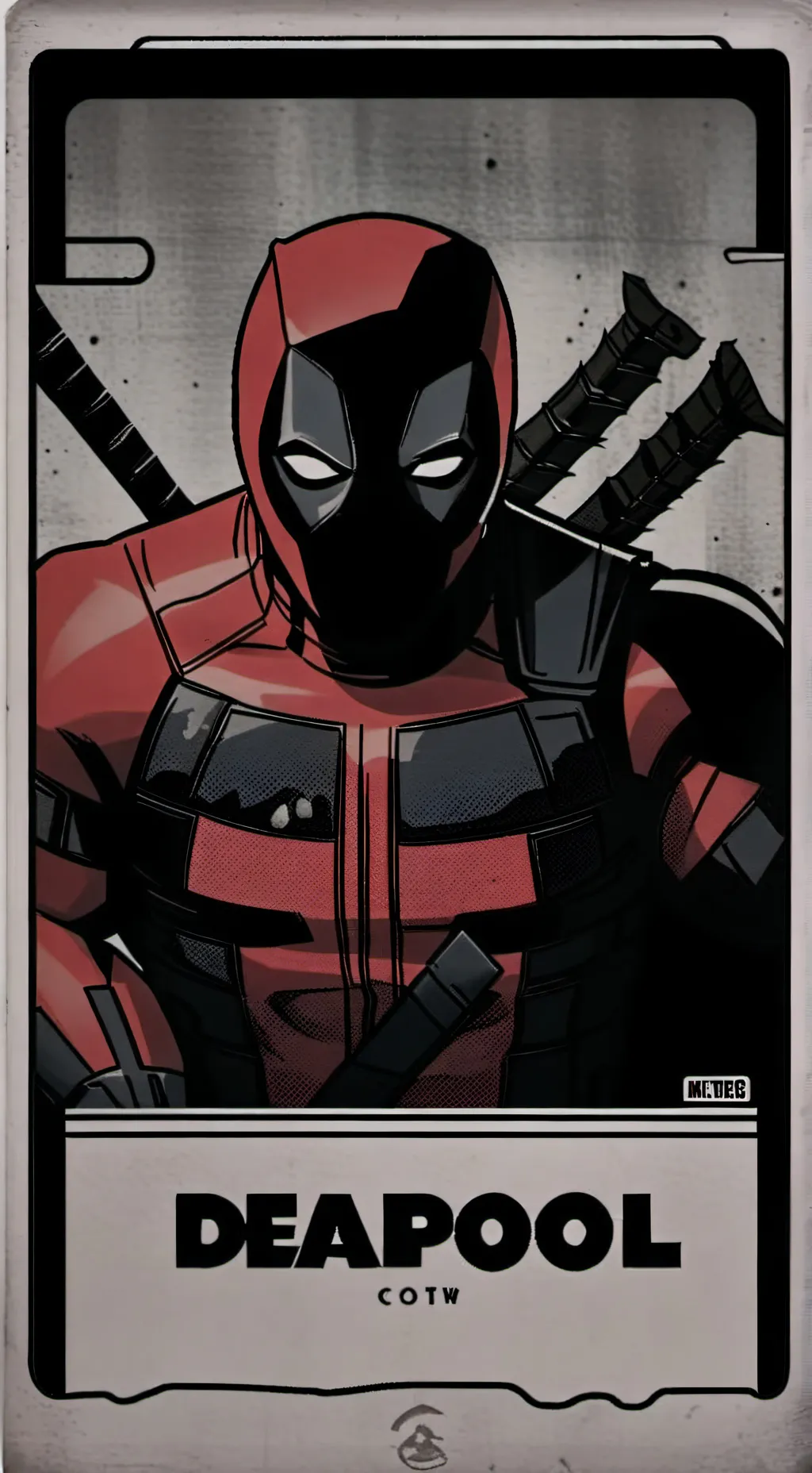 ai character: Deadpool  background
