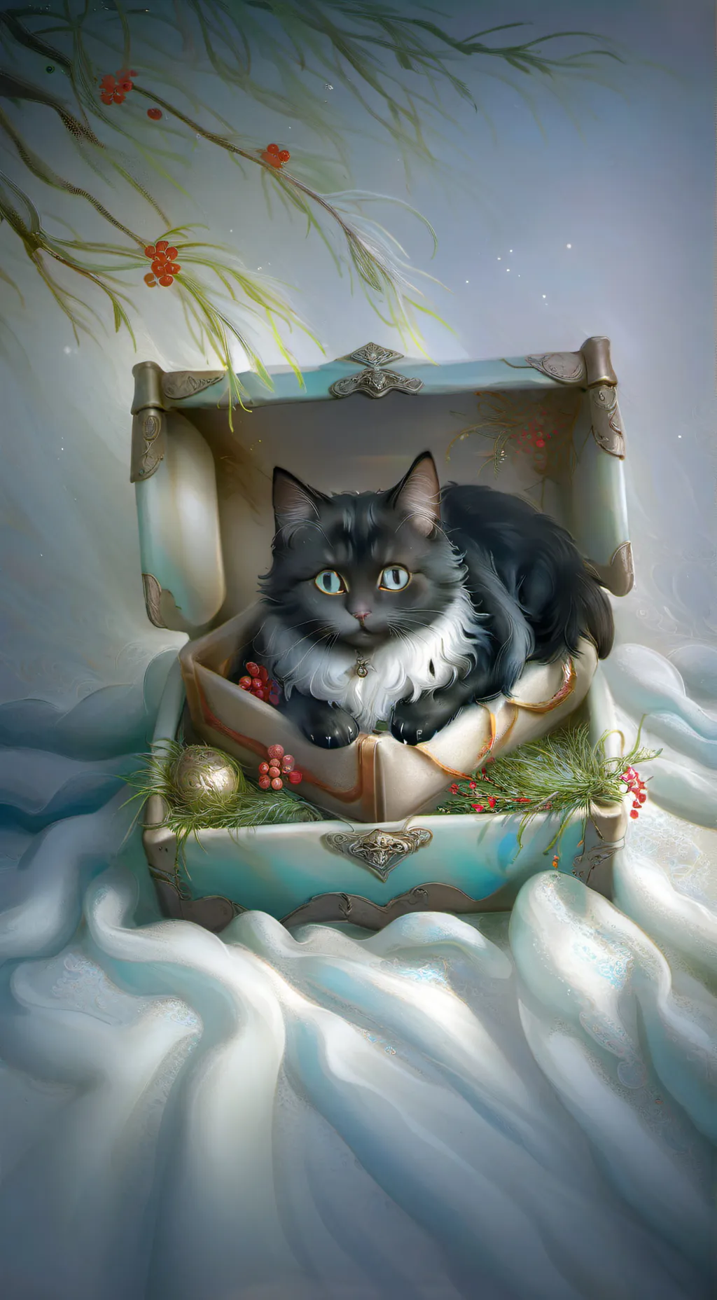 ai character: element cats background