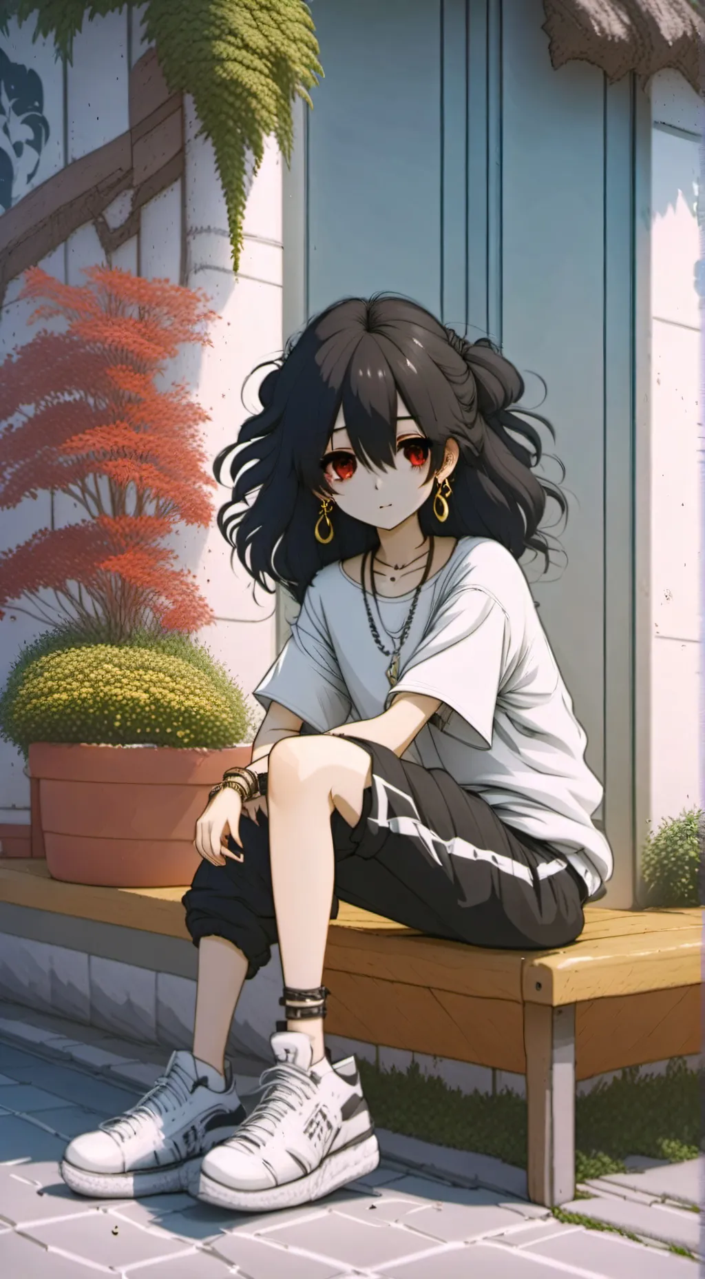 ai character: Nikki  background