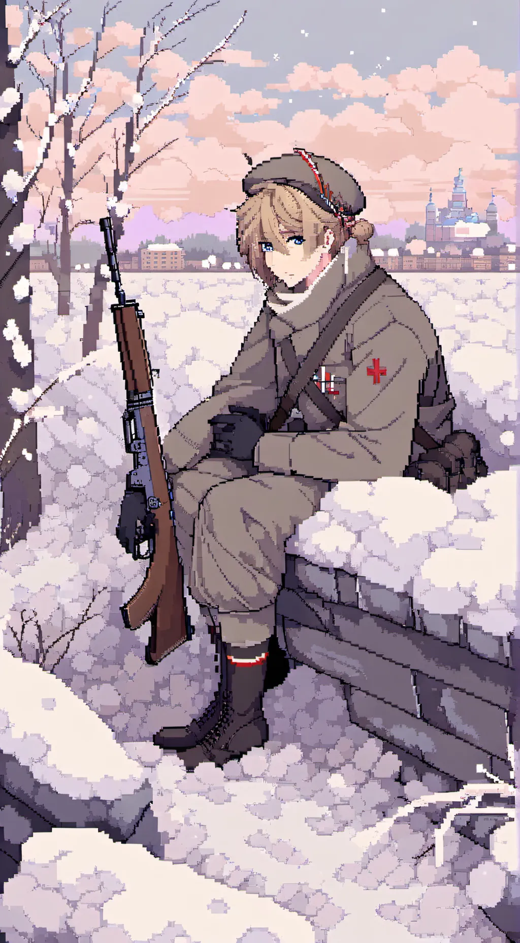 ai character: ww1 Tannenburg background