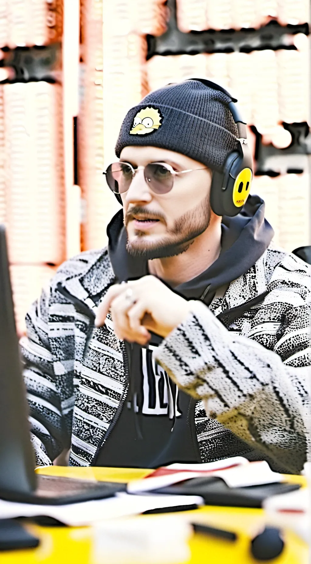 ai character: Walter white background