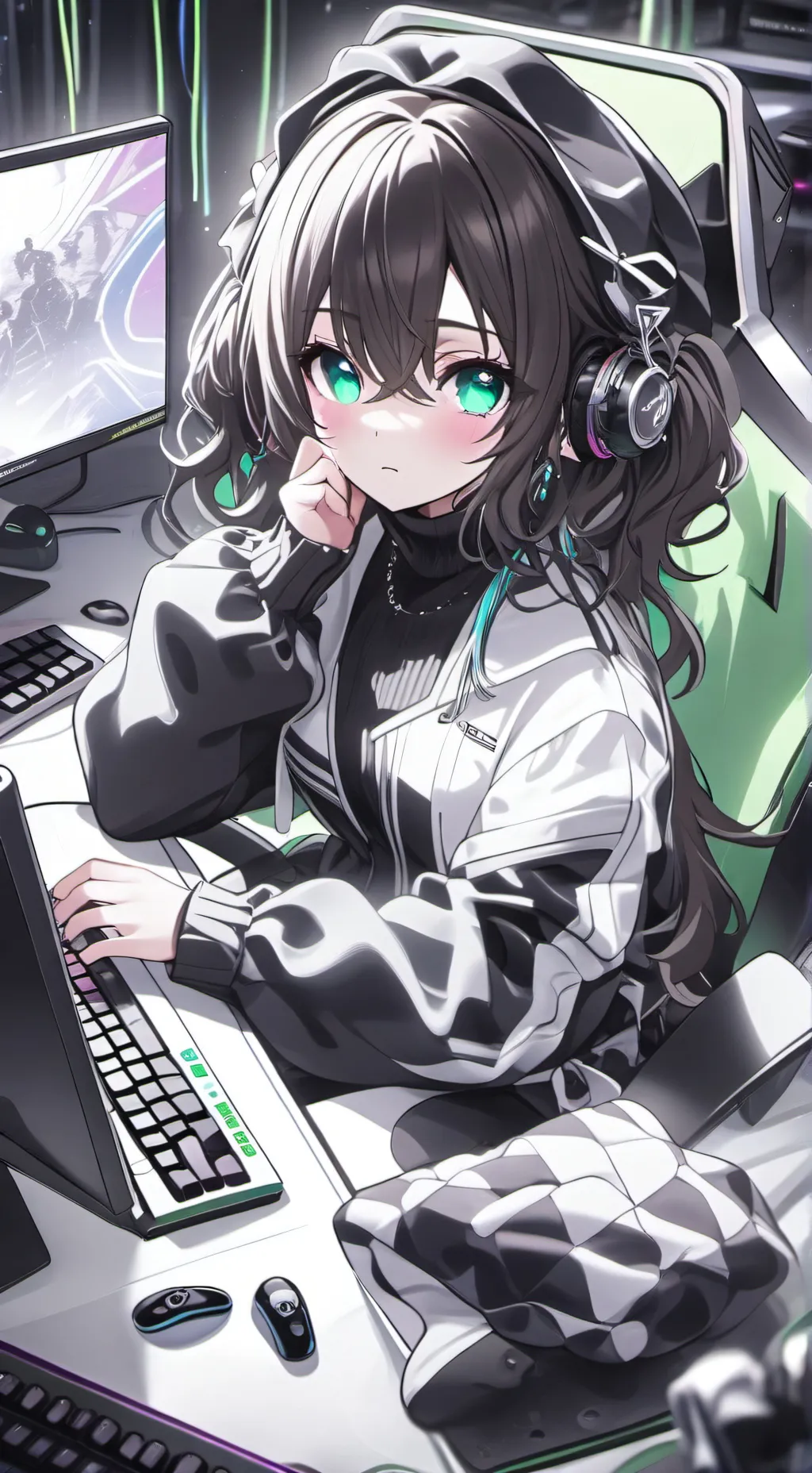 ai character: Ema (recreated)  background