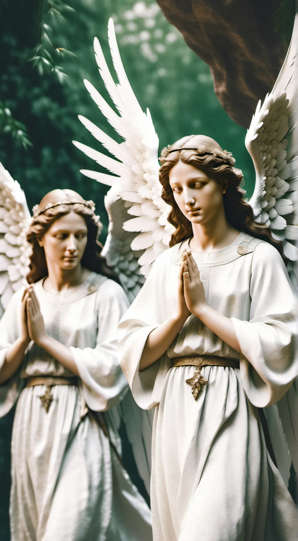 ai character: Angels from god background