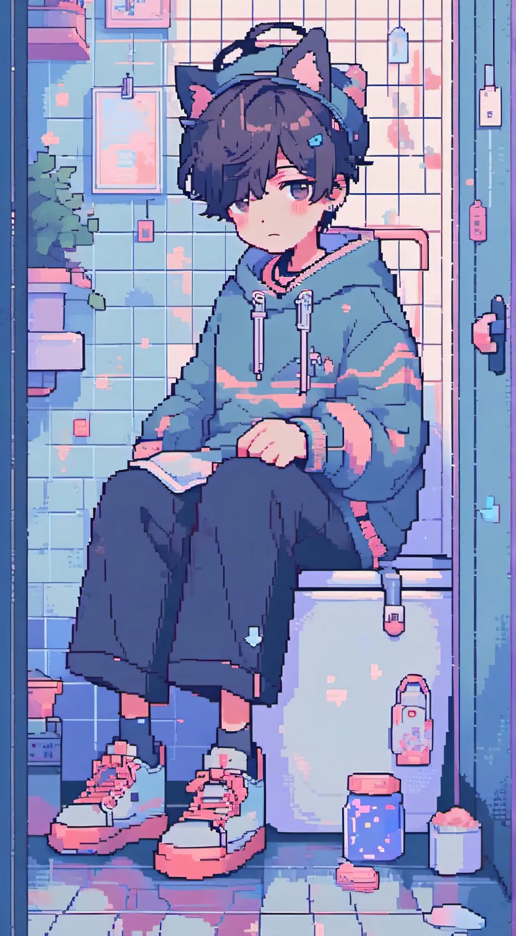 ai character: Pee pee pee pee  background