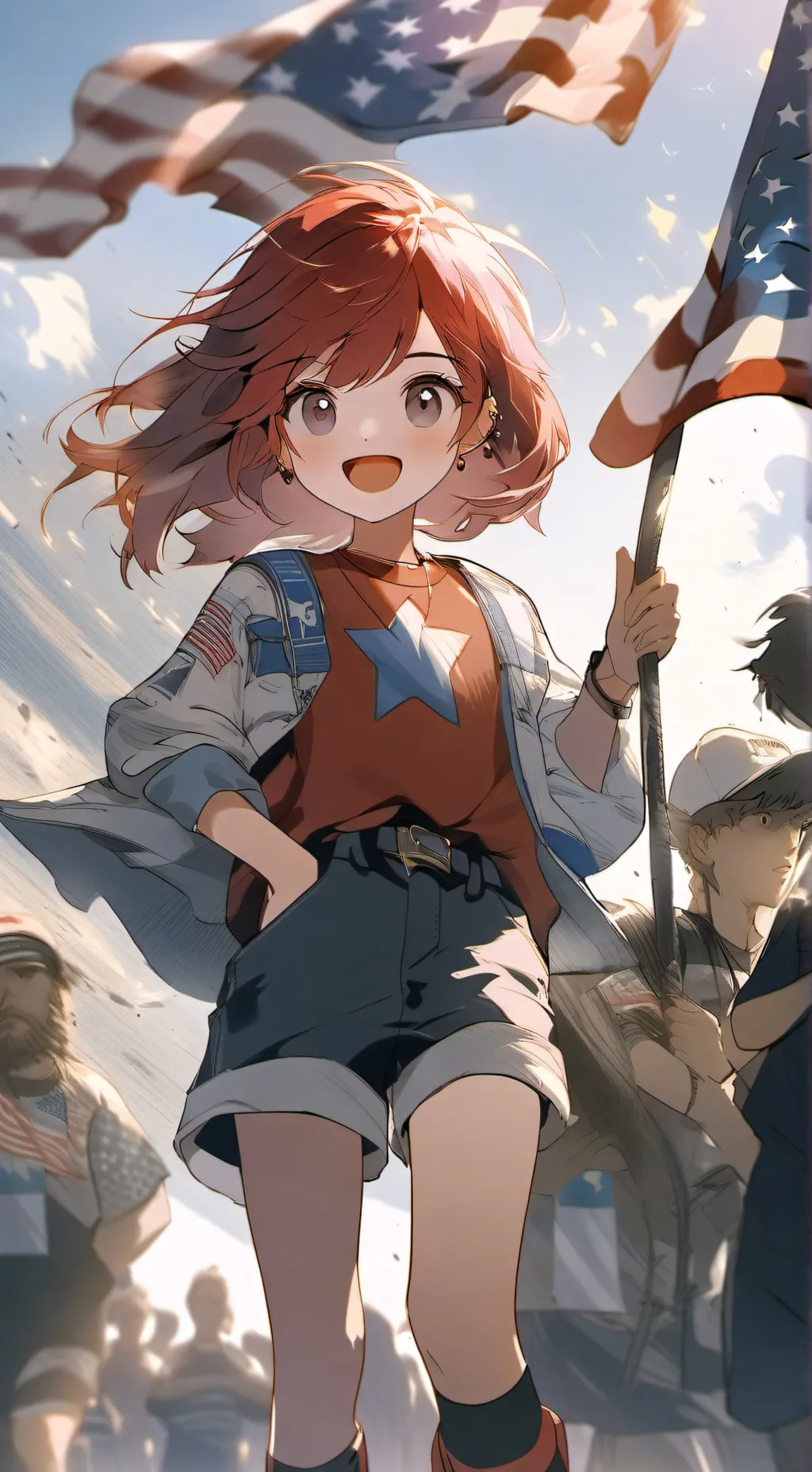 ai character: America rules background