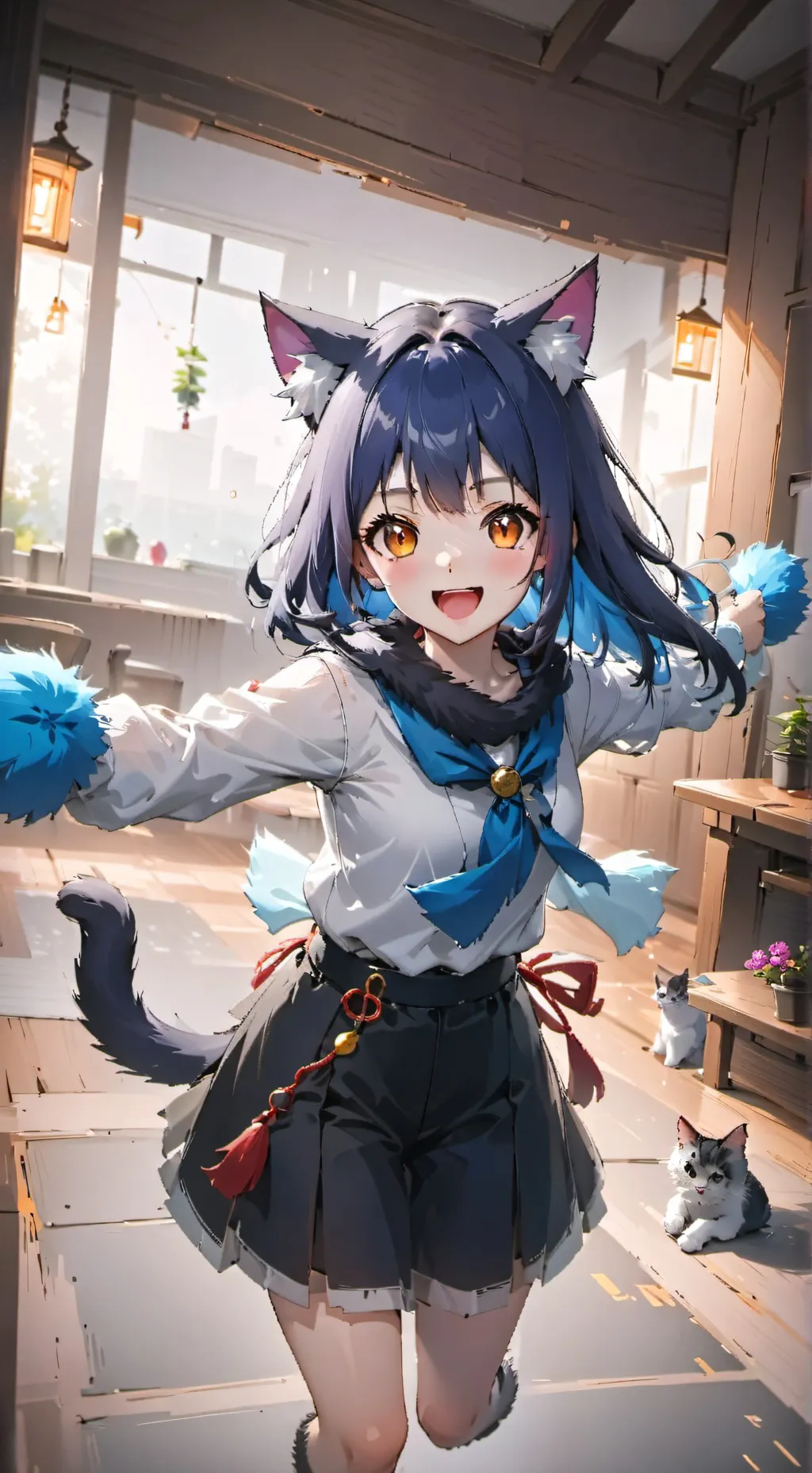 ai character: Bluestreak Spirit  background