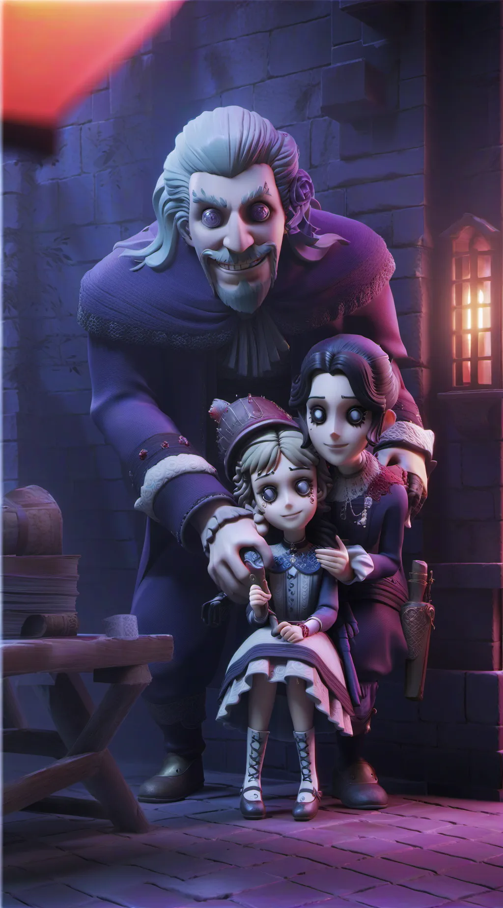 ai character: Yuichiro gets mad background