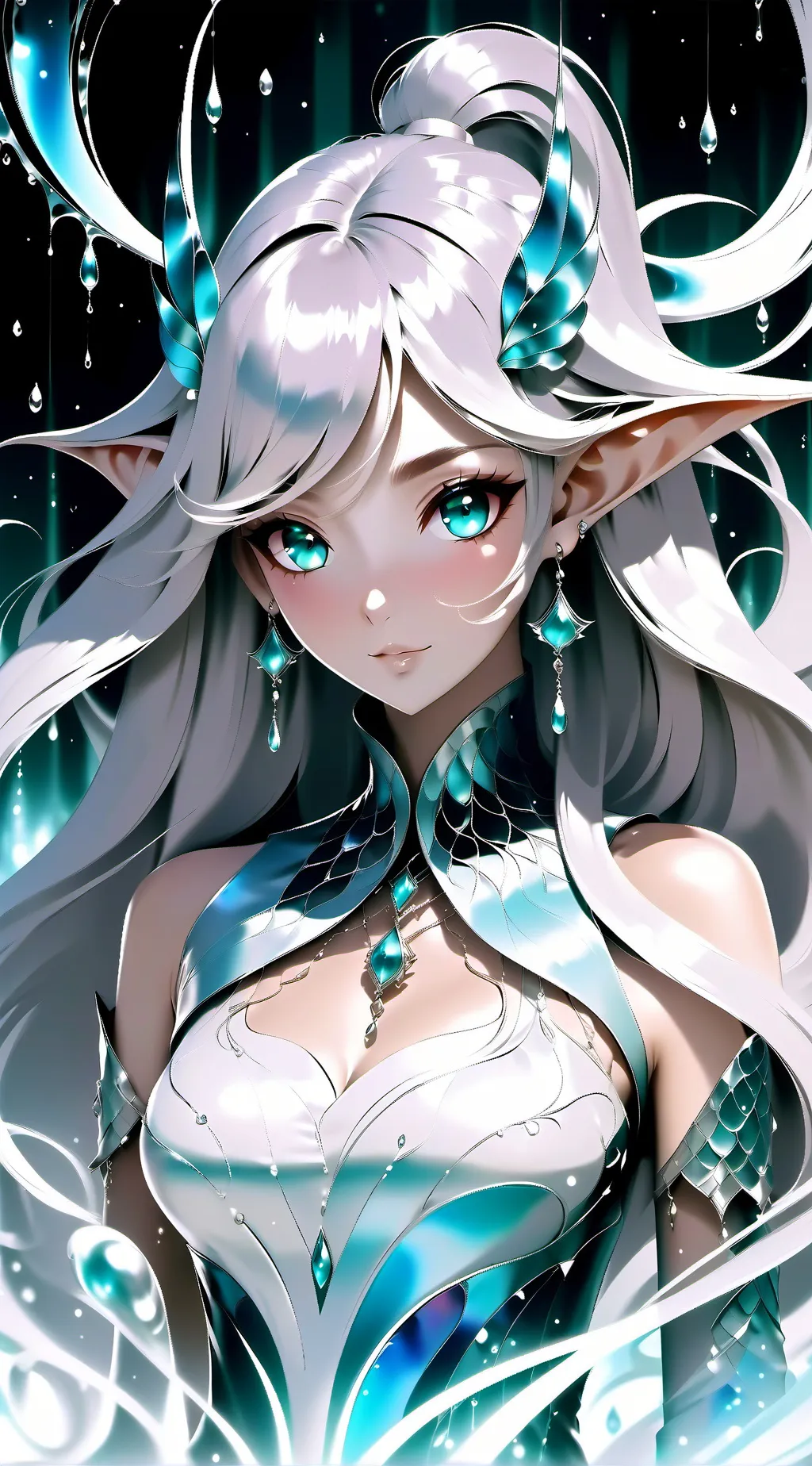 ai character: Icy background