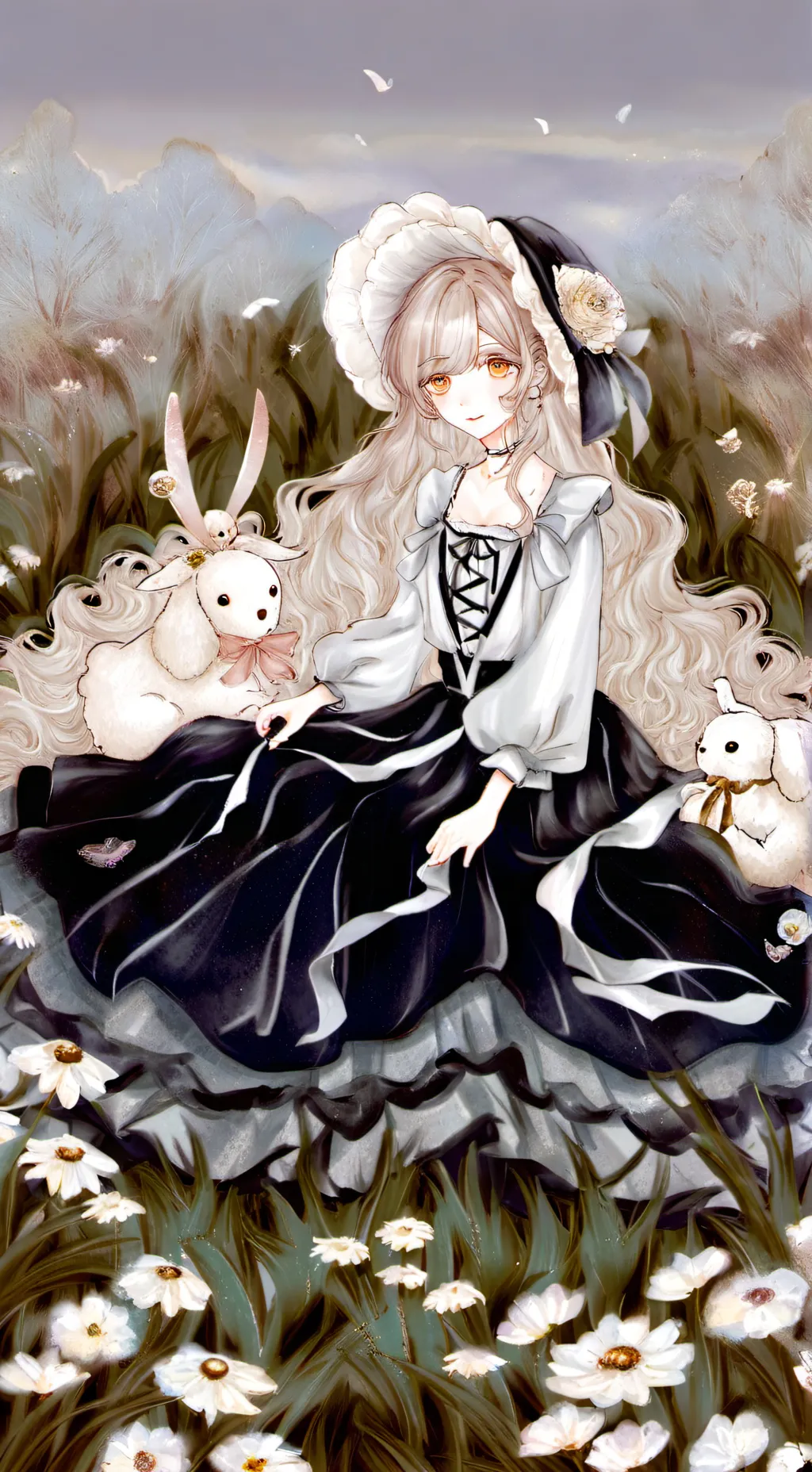 ai character: GRASS background