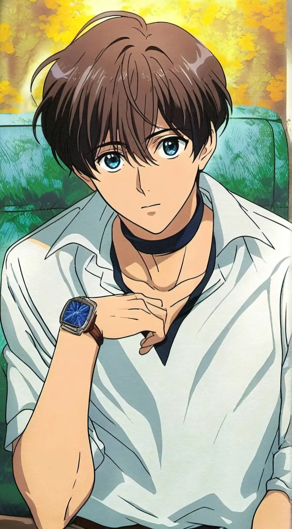 ai character: shinji ikari background