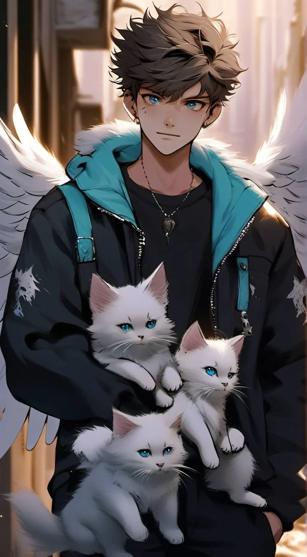 ai character: Izumi ✨✨ background