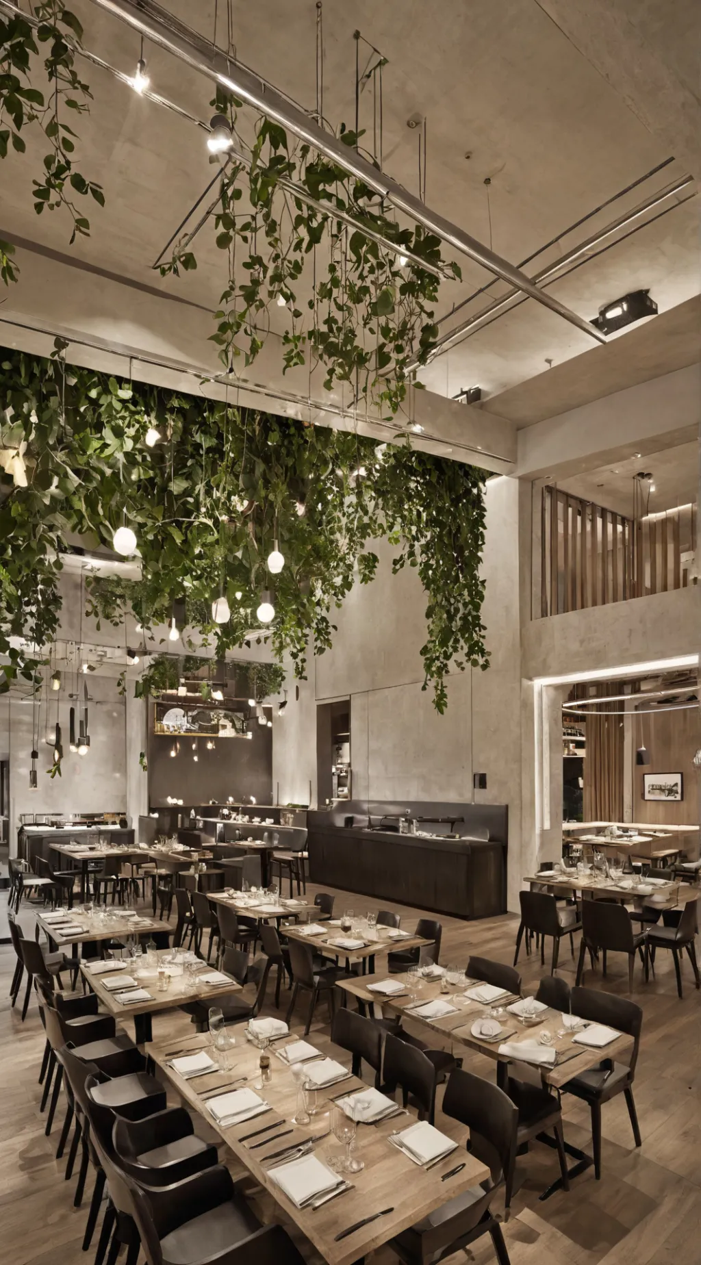 ai character: Restaurant background