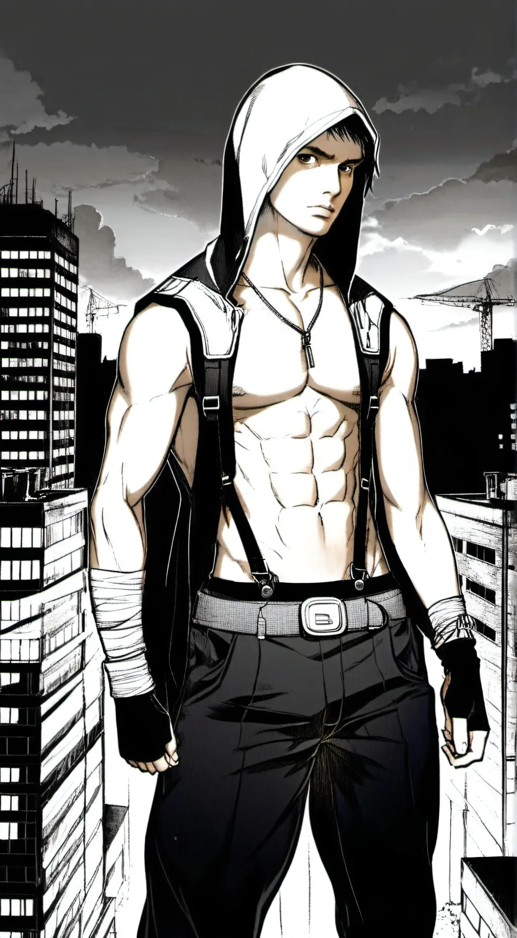 ai character: EMINEM  background