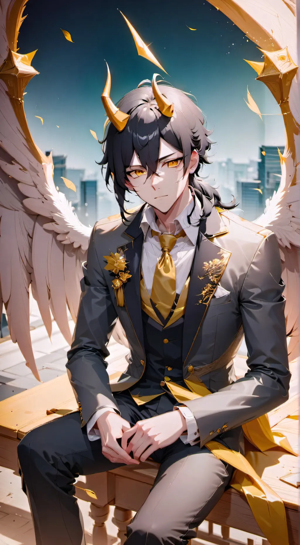 ai character: Lucifer background
