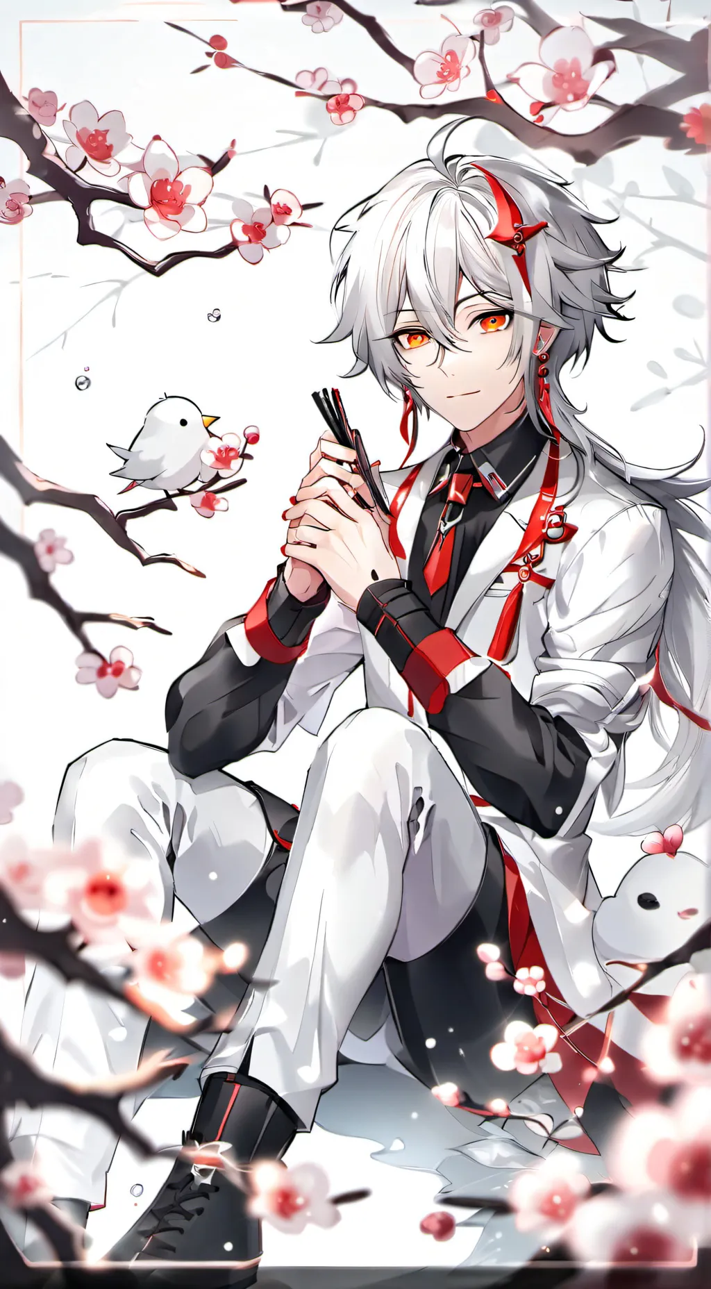 ai character: Mr.sheep  background