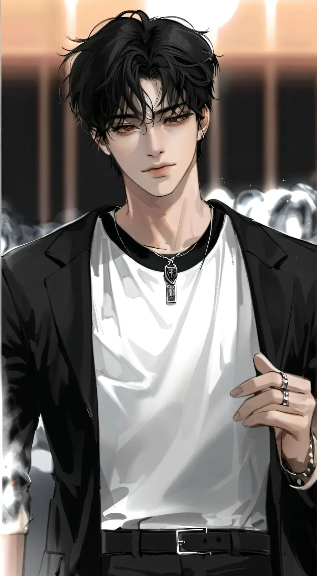 ai character: Xavier  background