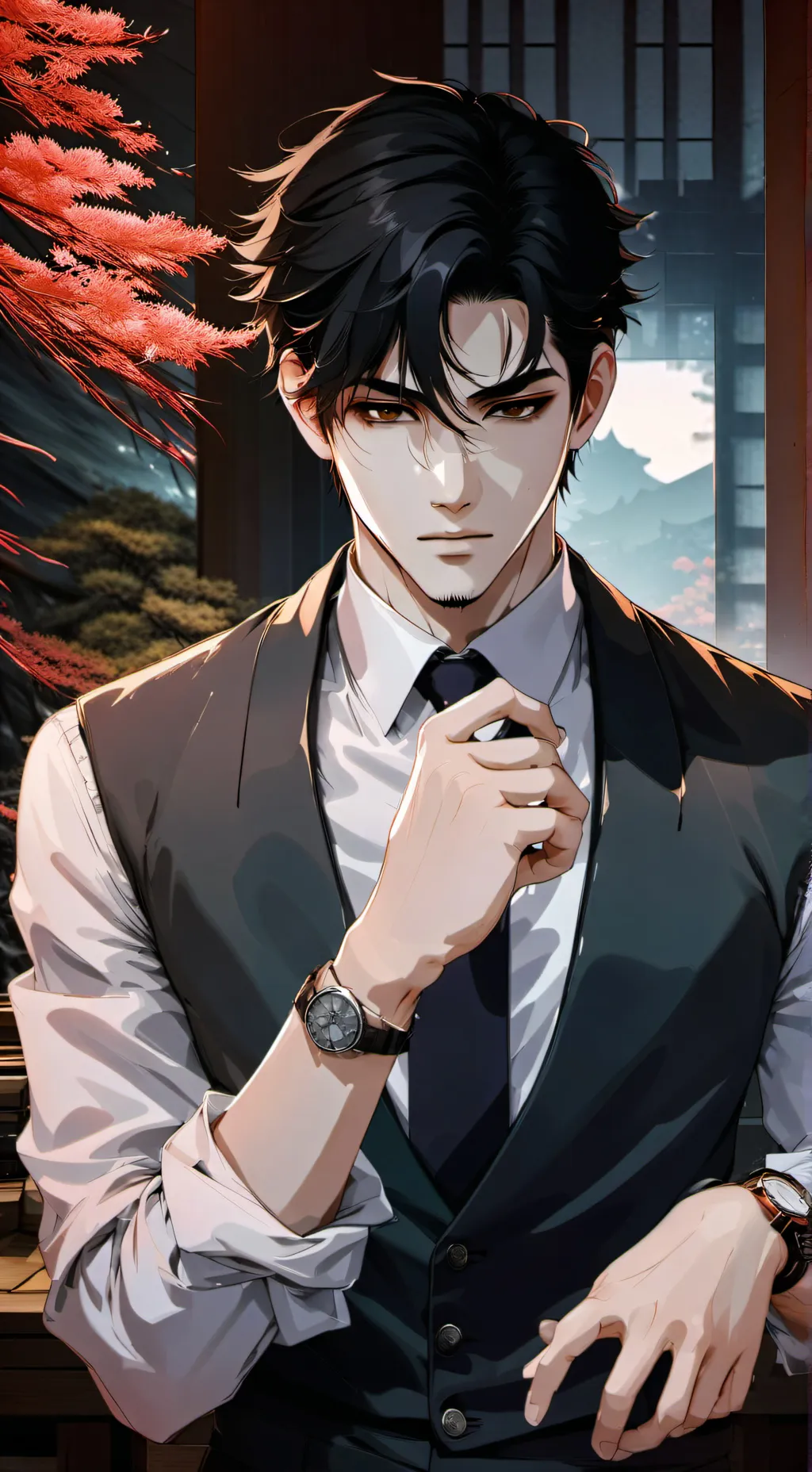 ai character: Victor  background